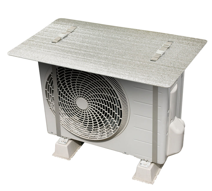 室外機カバーエアコン室外機の日差しガードパネルベルトタイプ80×48.5cm