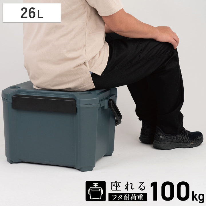 クーラーボックス26LCOREFLUX座れる耐荷重100kg