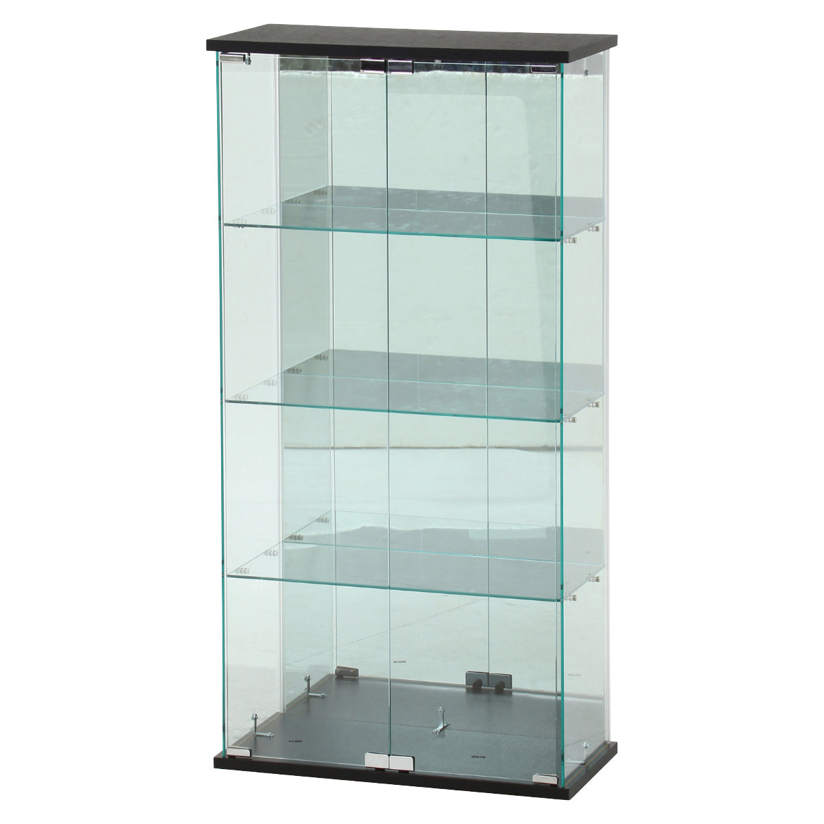 幅60*奥行43*高さ88CM コレクションケース コレクションシェルフ 4段 Amazon.co.jp: コレクションシェルフ ワイド大容量 ガラスディスプレイ