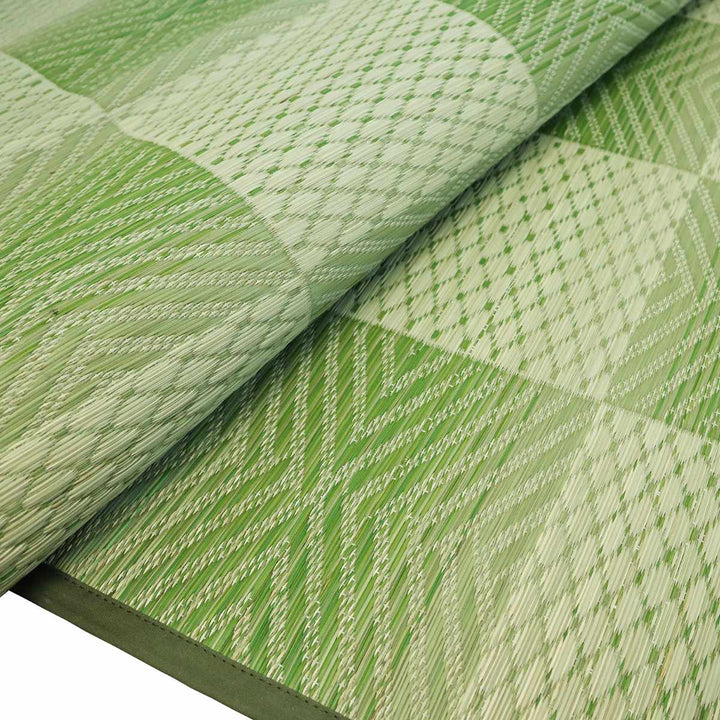 い草ラグ江戸間3畳三条174×261cm紋織花ござ