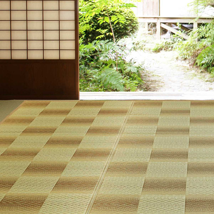 い草ラグ本間2畳三条191×191cm紋織花ござ