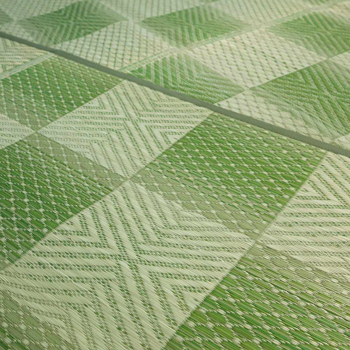 い草ラグ本間4.5畳三条286×286cm紋織花ござ