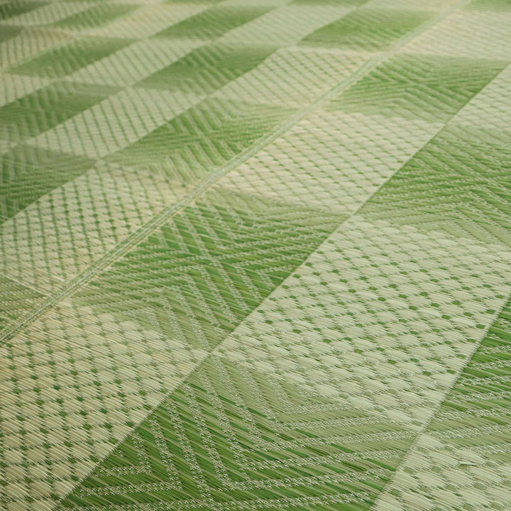 い草ラグ本間4.5畳三条286×286cm紋織花ござ