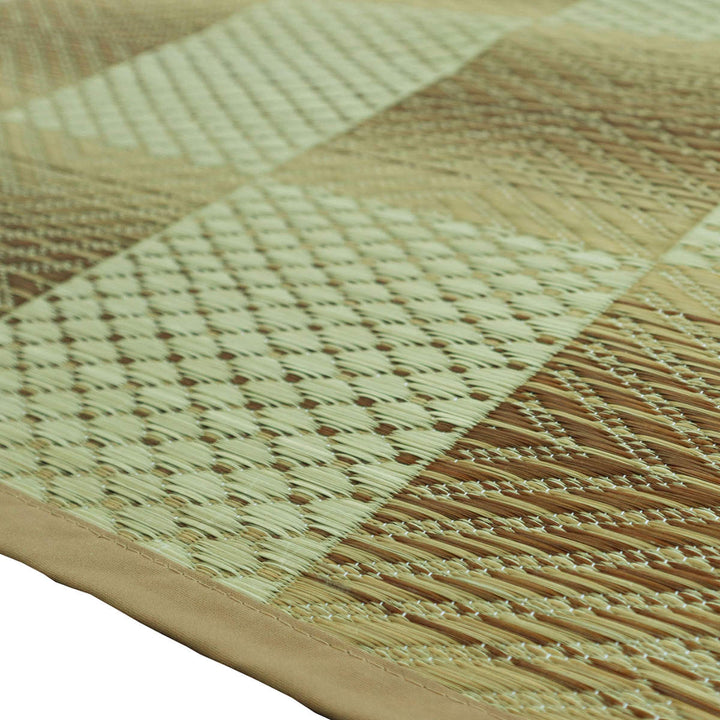 い草ラグ本間8畳三条382×382cm紋織花ござ