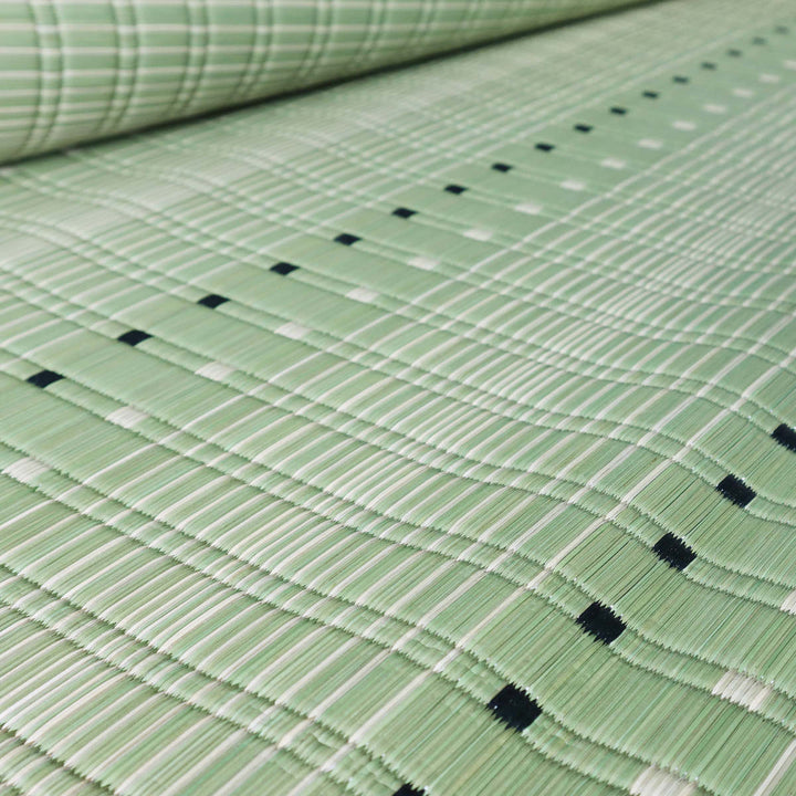 い草ラグ西陣191×191cm掛川織花ござ