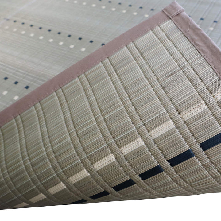 い草ラグ西陣191×191cm掛川織花ござ