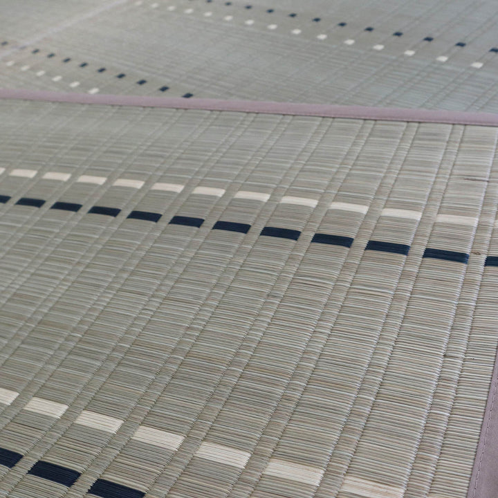 い草ラグ西陣191×191cm掛川織花ござ