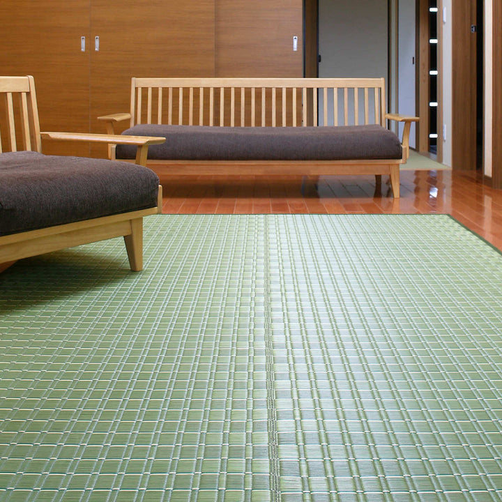 い草ラグ室町191×250cm掛川織花ござ