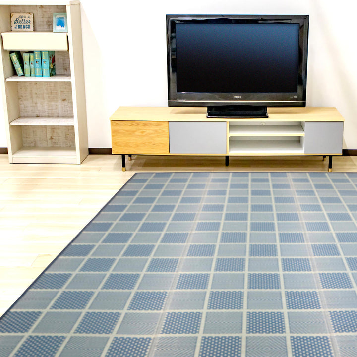 い草ラグ江戸間4.5畳高山261×261cm紋織花ござ