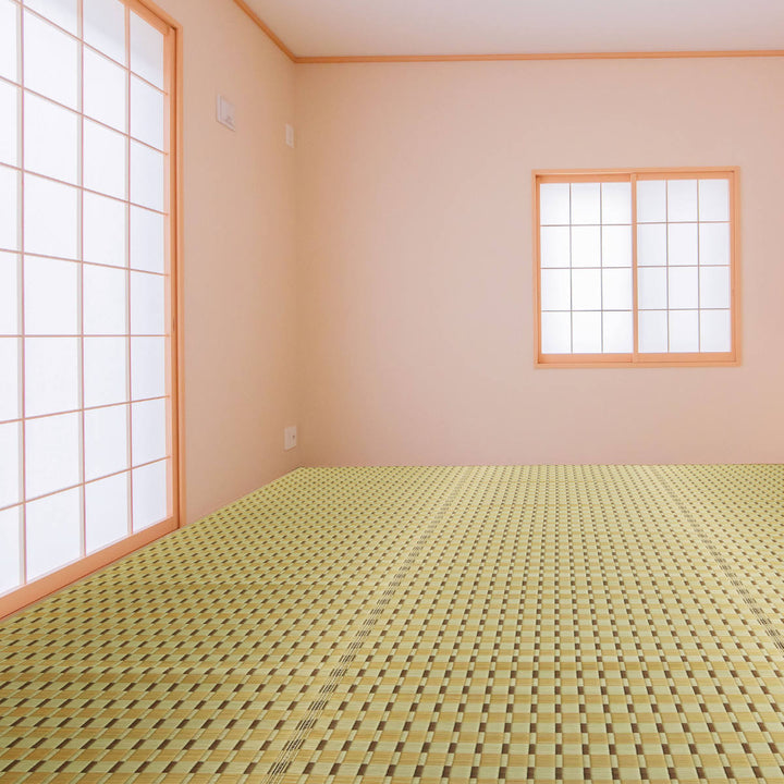 い草ラグ江戸間6畳涼風261×348cm掛川織花ござ