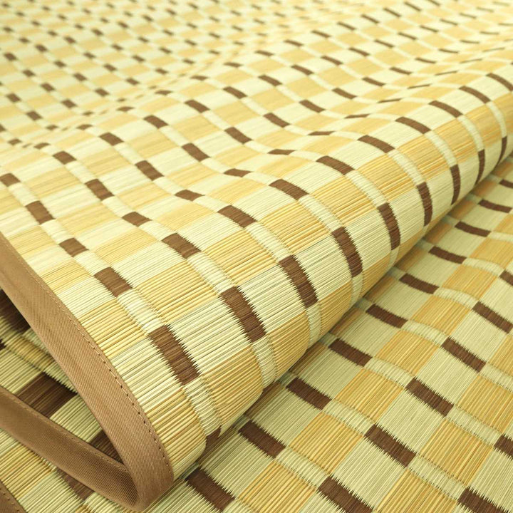 い草ラグ江戸間8畳涼風348×348cm掛川織花ござ