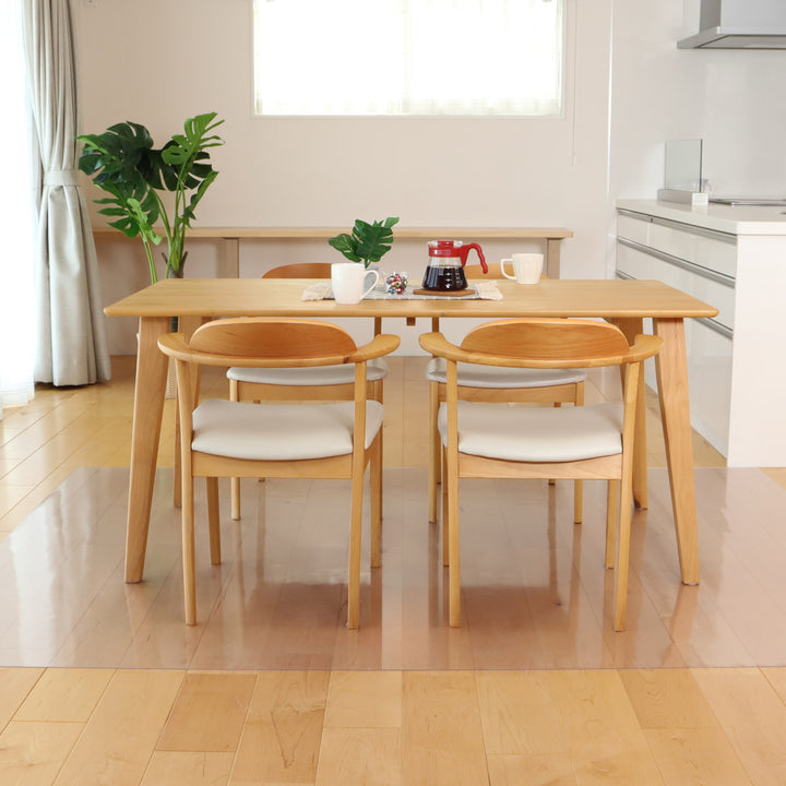 クリアマット透明マット抗菌240×280cmダイニングマット折りたたみ