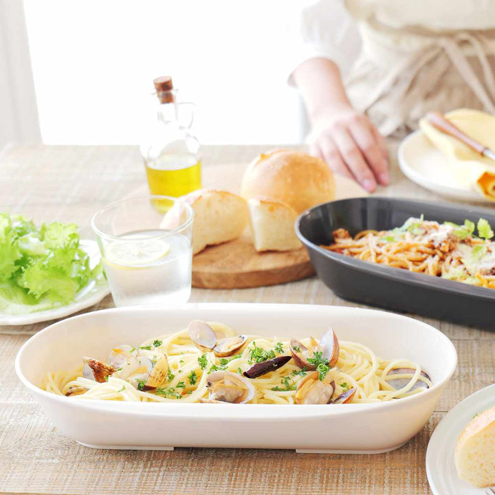 パスタ皿パスタボウルベージュ