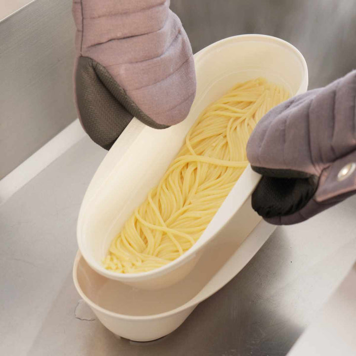 パスタ皿パスタボウルベージュ