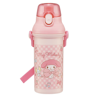 水筒 480ml 抗菌直飲プラボトル マイメロビックリボン