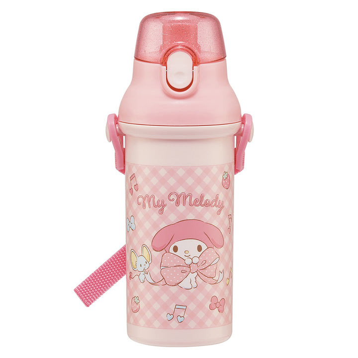 水筒480ml抗菌直飲プラボトルマイメロビックリボン