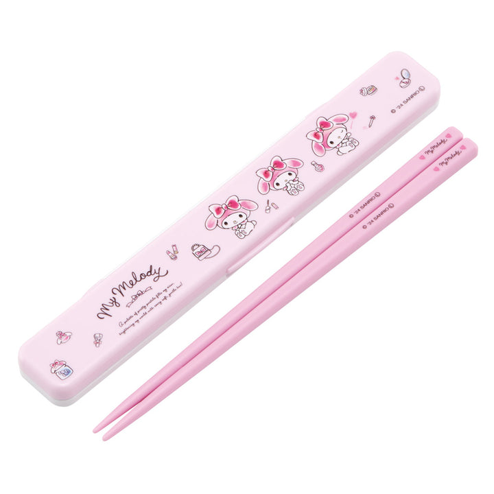 箸セット抗菌音の鳴らない箸箱セットマイメロ水彩コスメ