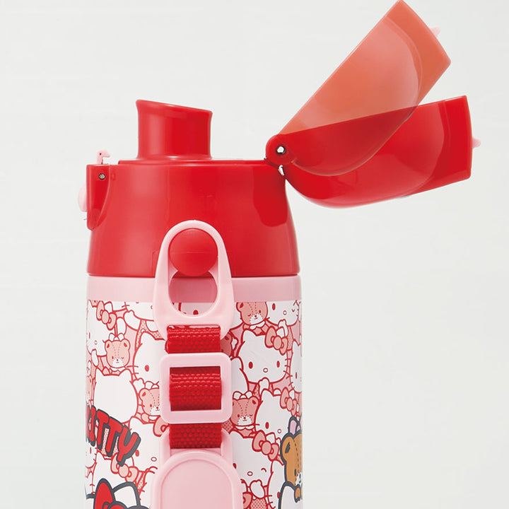 水筒580ml超軽量ダイレクトボトルキティうしろうしろ