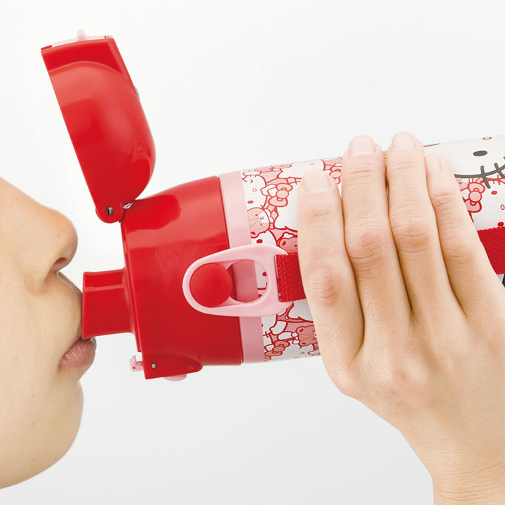 水筒580ml超軽量ダイレクトボトルキティうしろうしろ