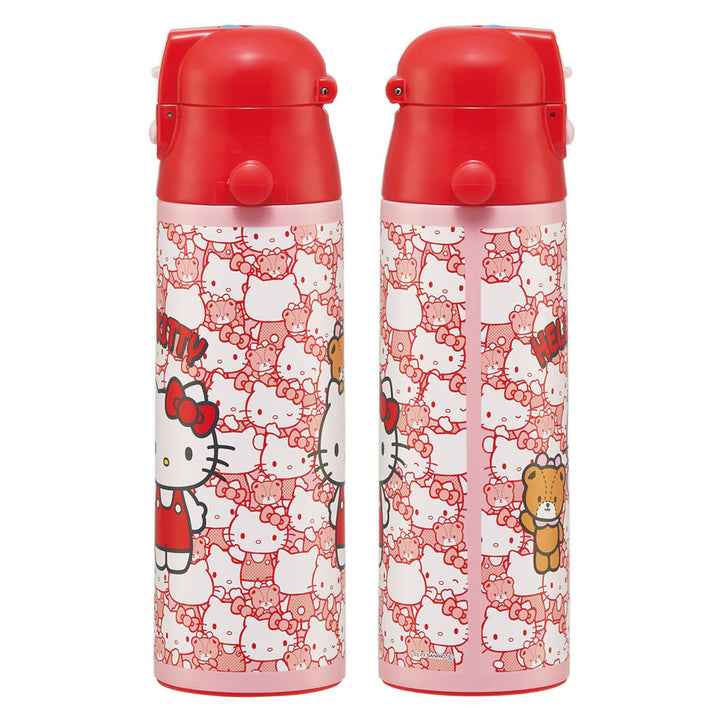 水筒580ml超軽量ダイレクトボトルキティうしろうしろ