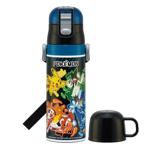 水筒470ml430ml超軽量2WAYステンレスボトルポケモン25