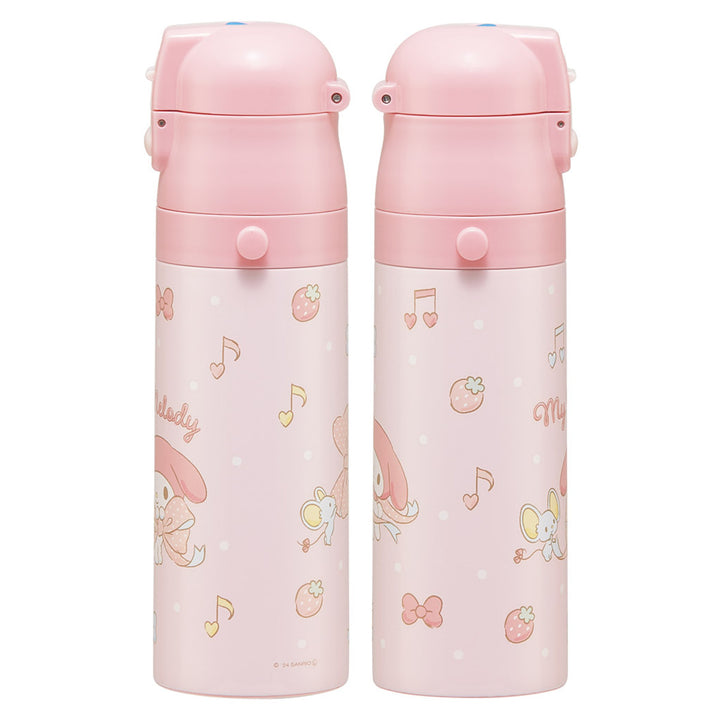 水筒470ml超軽量ダイレクトボトルマイメロビックリボン