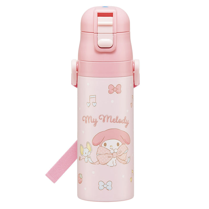 水筒470ml超軽量ダイレクトボトルマイメロビックリボン