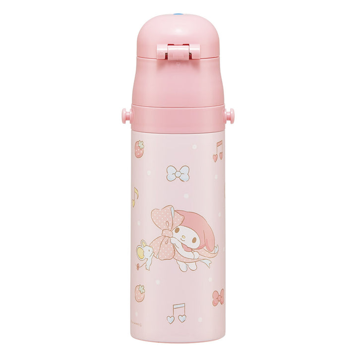 水筒470ml超軽量ダイレクトボトルマイメロビックリボン