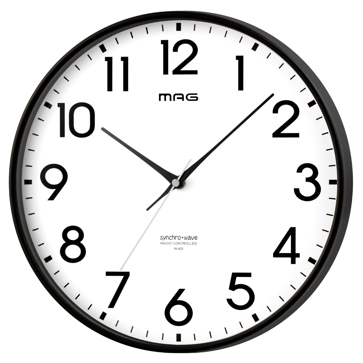 掛け時計 タイムサイン MAG 電波時計 ステップ秒針 – ハウジー