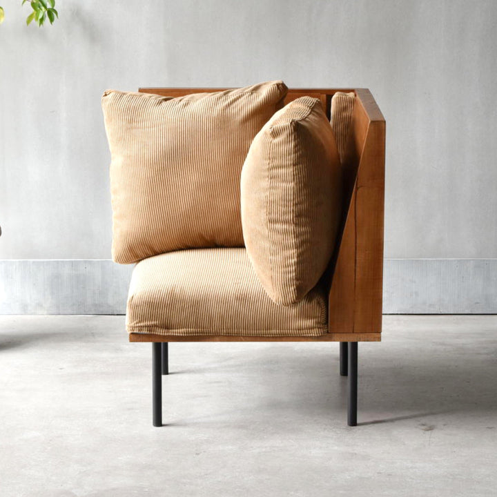 ソファ1人掛けL字角ソファ幅66cm組み合わせinfinite