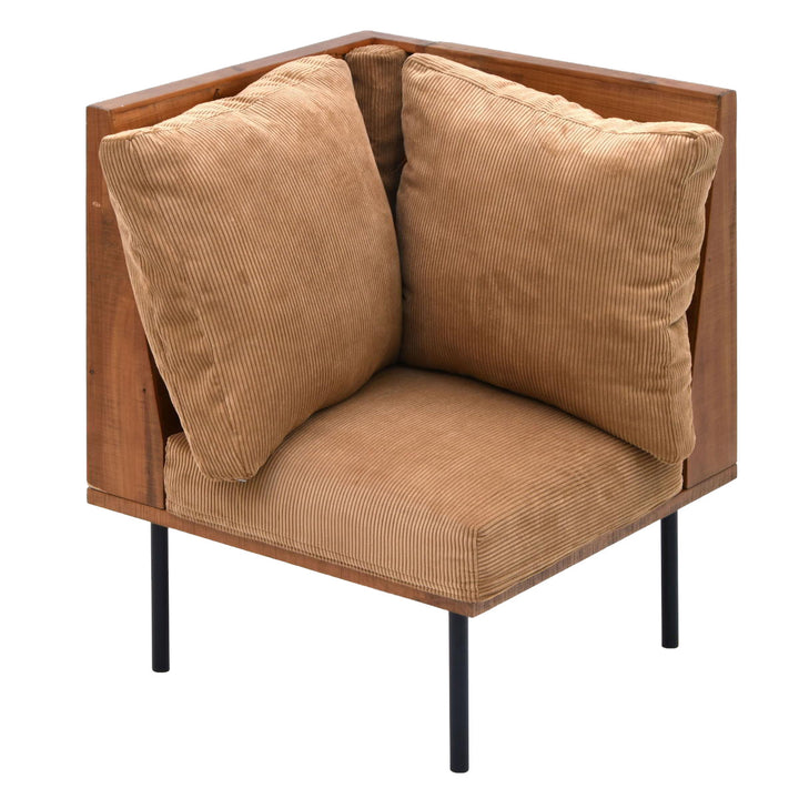 ソファ1人掛けL字角ソファ幅66cm組み合わせinfinite