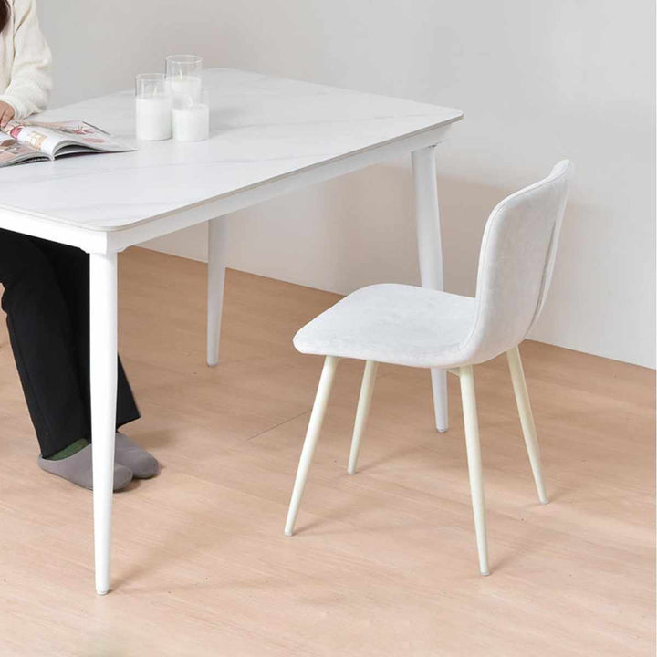 ダイニングチェア同色2脚セット座面高43.5cmフェムト