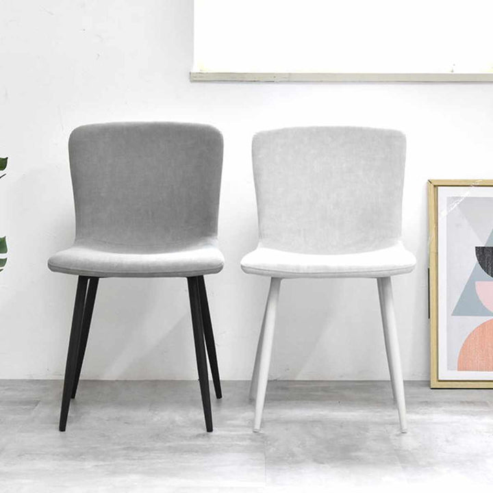 ダイニングチェア同色2脚セット座面高43.5cmフェムト