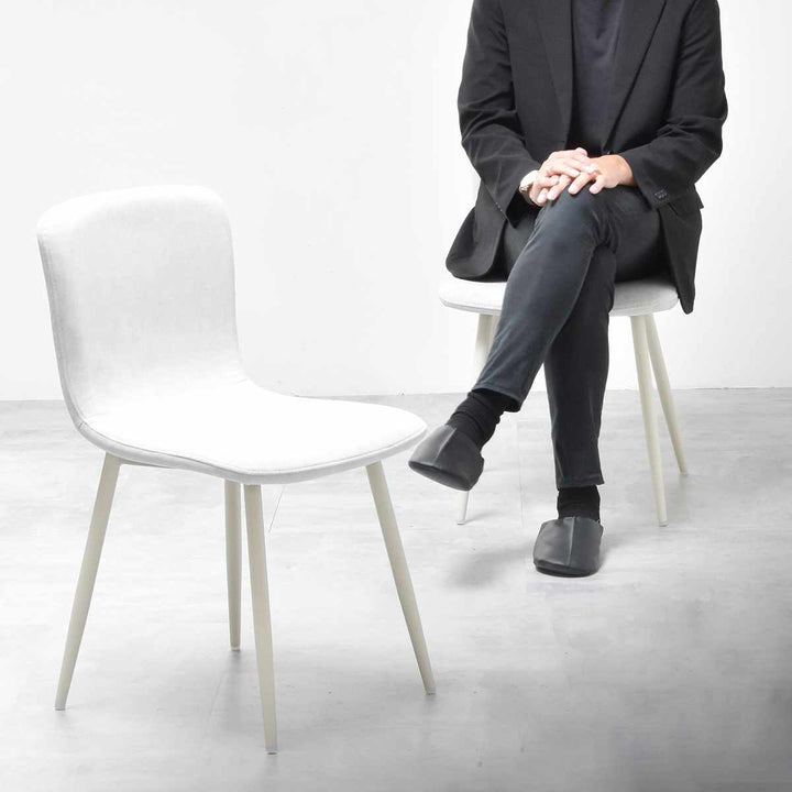 ダイニングチェア同色2脚セット座面高43.5cmフェムト