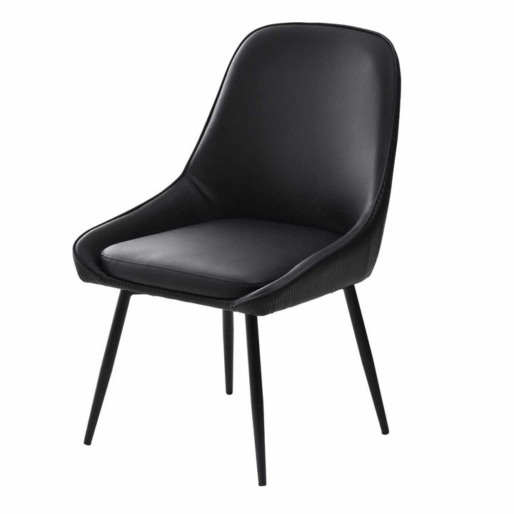 ダイニングチェア同色2脚セット回転式座面高43cmAlterna