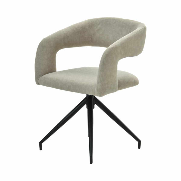 ダイニングチェア回転式座面高42cmラウンドチェアBrucke