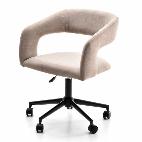 ワークチェア昇降式座面高44～53.5cmキャスター付オフィスチェアBrucke