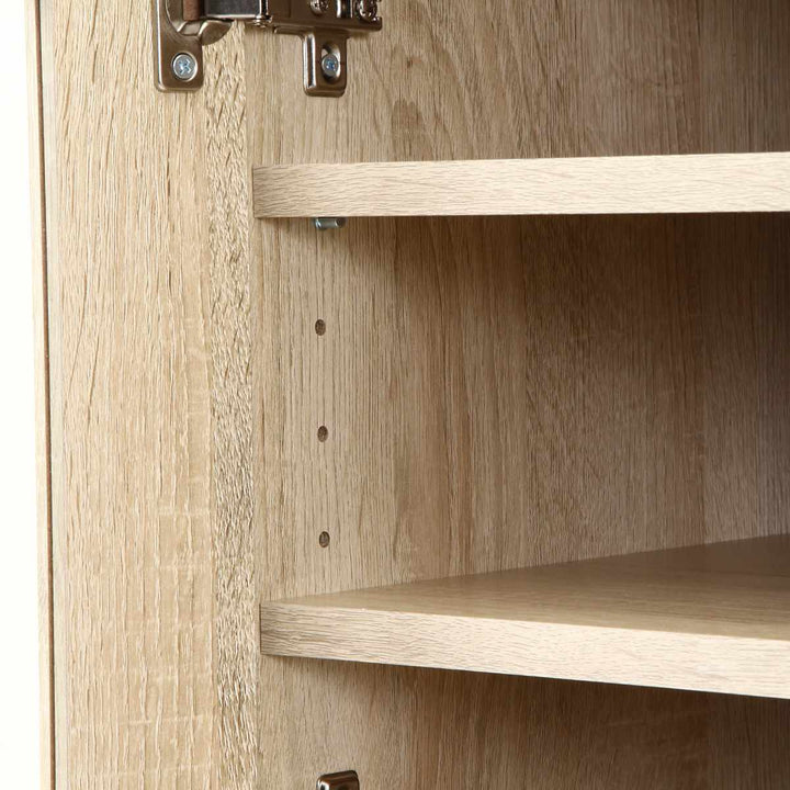 ゴミ箱上キャビネット幅88.5cm2口コンセント