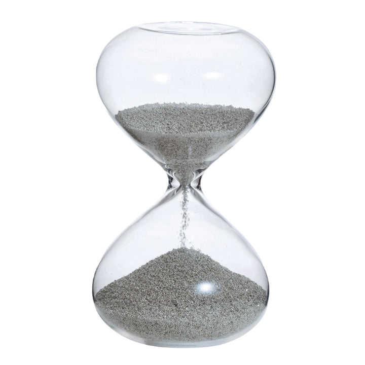 廣田硝子砂時計1分2分金メッキ銀メッキガラス