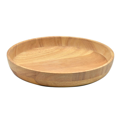 ボウル 浅型 ウッドボウル 24cm ナチュラル