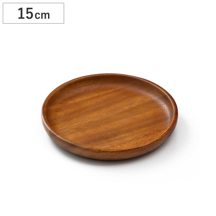 プレートアカシアラウンド15cm