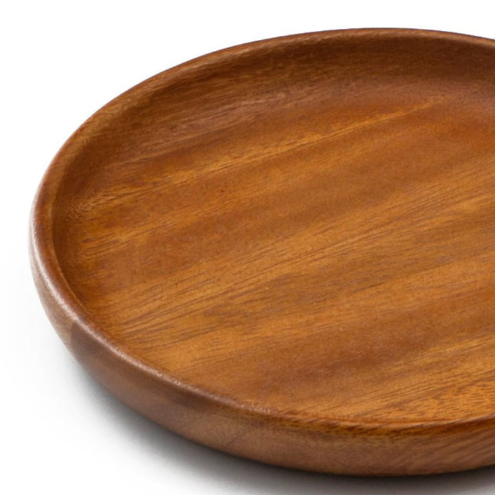 プレートアカシアラウンド20cm