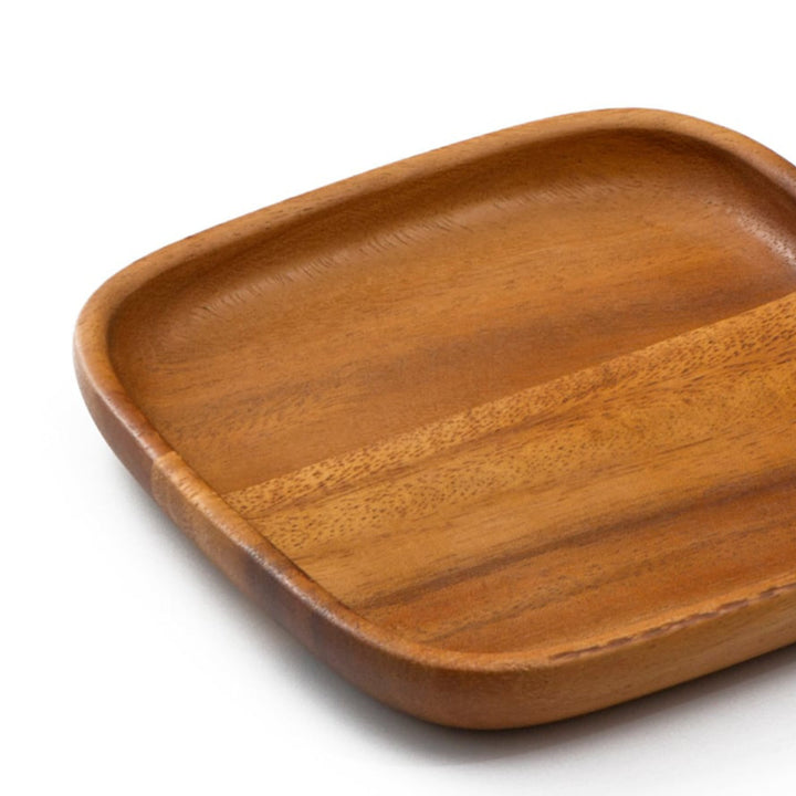 プレートアカシアスクエア20cm