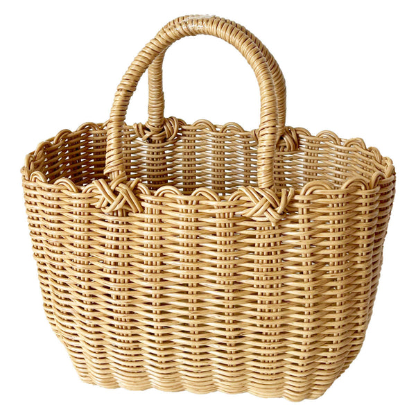 バスケットal.atte客室用の洗える抗菌湯かごSナチュラル