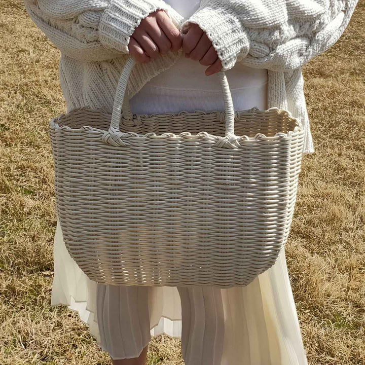 バスケットal.atte客室用の洗える抗菌湯かごL