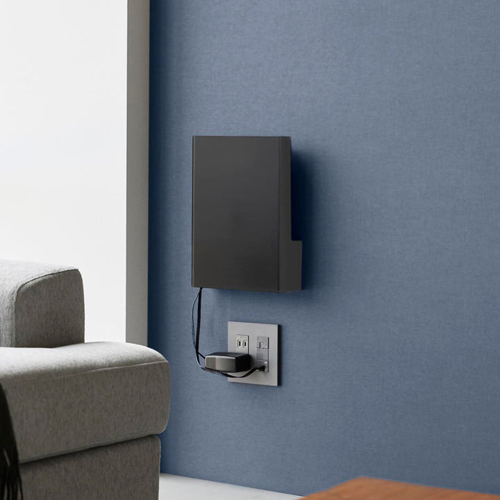 山崎実業towerウォール隠せるルーター収納タワーSサイズ石こうボード壁対応