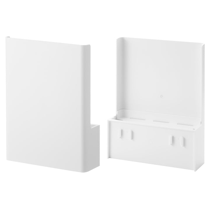 山崎実業towerウォール隠せるルーター収納タワーSサイズ石こうボード壁対応