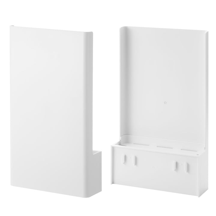 山崎実業towerウォール隠せるルーター収納タワーLサイズ石こうボード壁対応