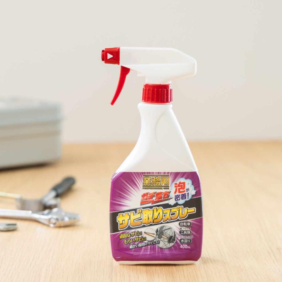 サビ取りスプレー サビ落とし 400ml 業務用 日本製 中性 泡タイプ 鉄