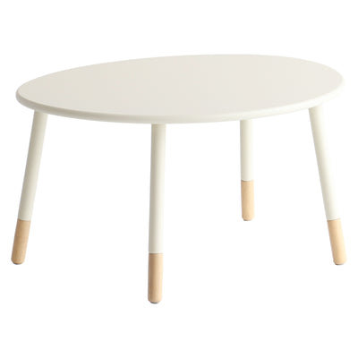 キッズテーブル おにぎり型 継ぎ脚 高さ調節 楕円